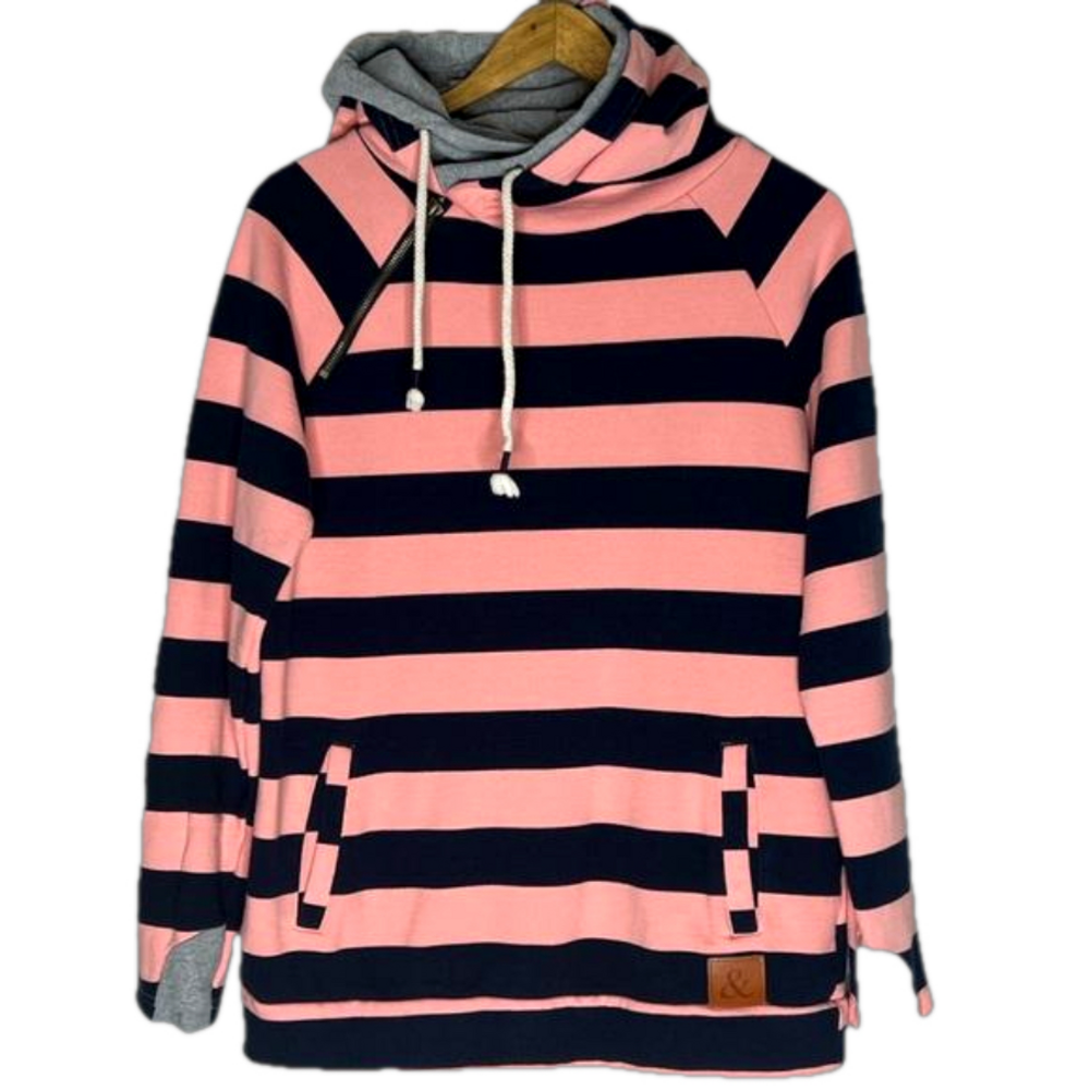 Ampersand Avenue Double Hood Hoodie Sweatshirt -EUC NWOT